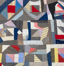 Load image into Gallery viewer, Cotton Crazy Quilt Top
