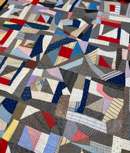Load image into Gallery viewer, Cotton Crazy Quilt Top
