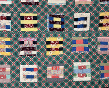 Load image into Gallery viewer, Improvisational Rail Fence (variation) Quilt
