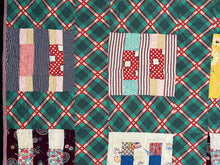 Load image into Gallery viewer, Improvisational Rail Fence (variation) Quilt
