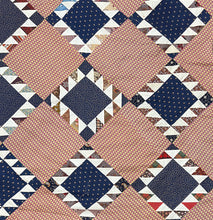 Load image into Gallery viewer, Sawtooth Square Quilt Top
