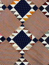 Load image into Gallery viewer, Sawtooth Square Quilt Top
