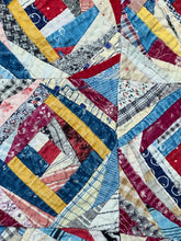 Load image into Gallery viewer, Improvisational Log Cabin Quilt
