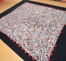 Load image into Gallery viewer, Improvisational Log Cabin Quilt
