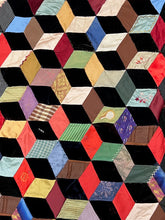 Load image into Gallery viewer, Tumbling Blocks Quilt
