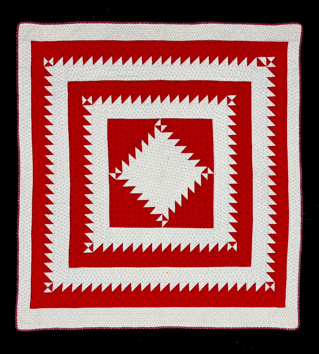 Sawtooth Square Quilt
