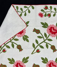 Load image into Gallery viewer, Rose Appliqué Quilt
