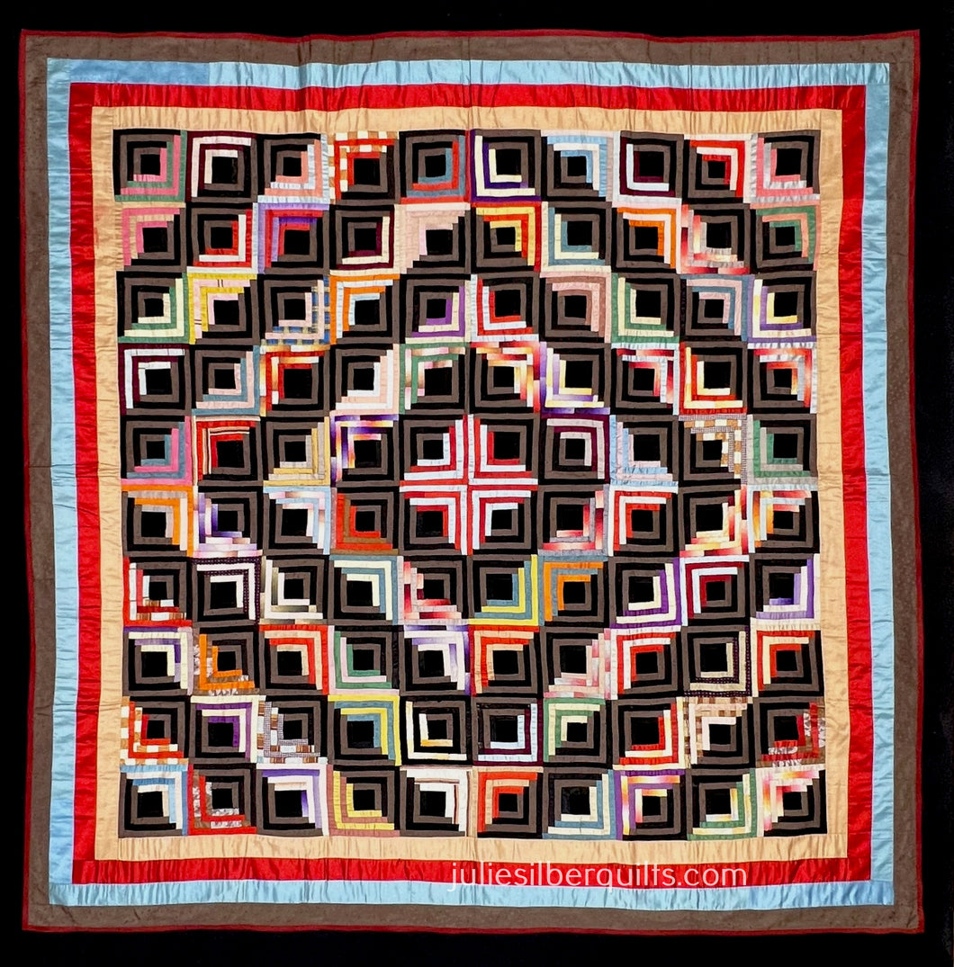 Log Cabin, Barn Raising Quilt