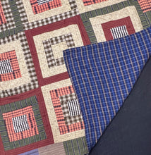 Load image into Gallery viewer, Log Cabin (variation) Quilt
