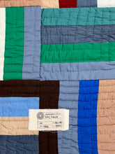Load image into Gallery viewer, Rail Fence Quilt, Hand Quilted by Hystercine Rankin
