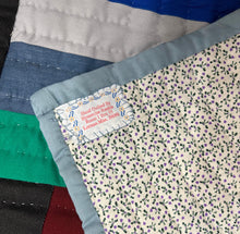 Load image into Gallery viewer, Rail Fence Quilt, Hand Quilted by Hystercine Rankin
