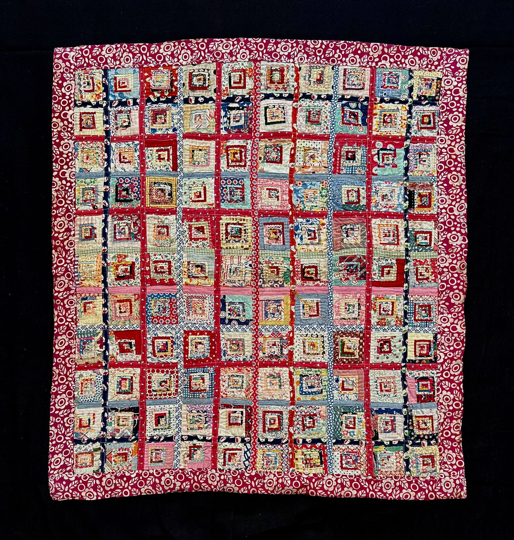 Log Cabin Crib Quilt