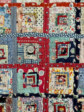 Load image into Gallery viewer, Log Cabin Crib Quilt
