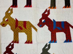 "Giddap": A Very Democratic Donkey Quilt