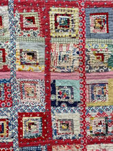 Load image into Gallery viewer, Log Cabin Crib Quilt
