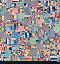 Load image into Gallery viewer, Nine Patch-Hourglass Quilt (Reversible)
