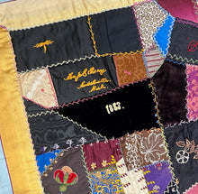 Load image into Gallery viewer, 1884 Crazy Quilt, Eastern Star
