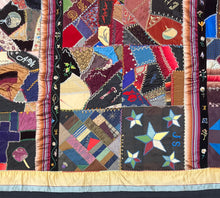 Load image into Gallery viewer, 1884 Crazy Quilt, Eastern Star
