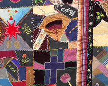 Load image into Gallery viewer, 1884 Crazy Quilt, Eastern Star
