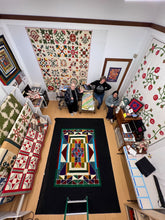 Load image into Gallery viewer, "Hopscotch" Velvet Quilt

