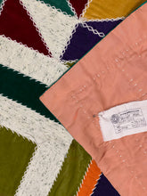Load image into Gallery viewer, "Hopscotch" Velvet Quilt
