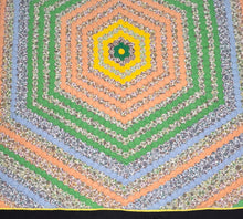 Load image into Gallery viewer, Hexagon Medallion Quilt
