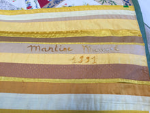 Load image into Gallery viewer, 1991  Improvisational  Quilt, "Des Moissons"
