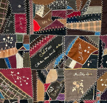 Load image into Gallery viewer, Folk Art Crazy Quilt Top
