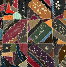 Load image into Gallery viewer, Folk Art Crazy Quilt Top
