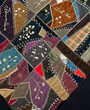 Load image into Gallery viewer, Folk Art Crazy Quilt Top
