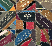 Load image into Gallery viewer, Folk Art Crazy Quilt Top
