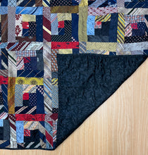 Load image into Gallery viewer, Log Cabin Quilt, Silk Ties
