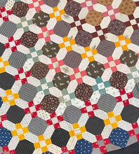 Load image into Gallery viewer, Hexagons Quilt Top
