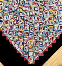 Load image into Gallery viewer, Improvisational Log Cabin Quilt
