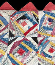 Load image into Gallery viewer, Improvisational Log Cabin Quilt
