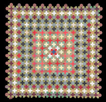 Load image into Gallery viewer, Medallion Paper Pieced Quilt
