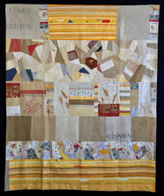 Load image into Gallery viewer, 1991  Improvisational  Quilt, "Des Moissons"
