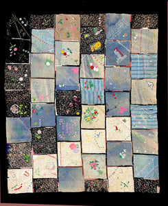 "Little Garnet" Crazy Quilt top