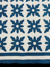 Load image into Gallery viewer, "Snowflake" Appliqué Quilt, ex Merry Silber Collection
