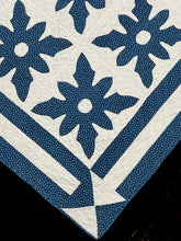 Load image into Gallery viewer, "Snowflake" Appliqué Quilt, ex Merry Silber Collection
