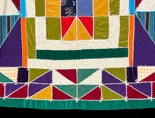 Load image into Gallery viewer, "Hopscotch" Velvet Quilt
