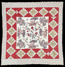 Load image into Gallery viewer, Central Medallion, Broderie Perse Quilt
