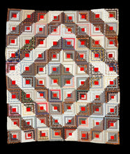 Load image into Gallery viewer, Log Cabin, Barn Raising Quilt Top
