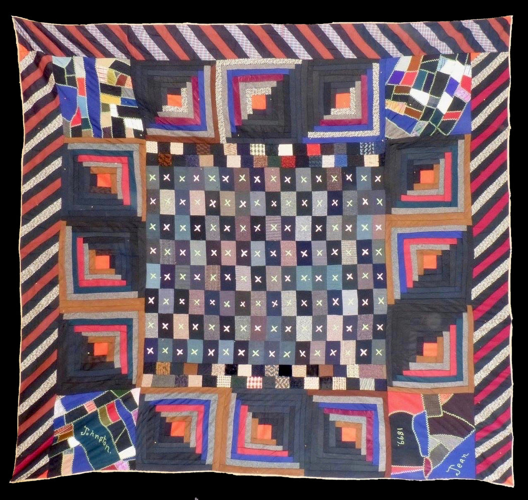 X Marks The Spot Quilt, reversible